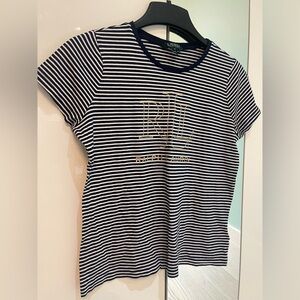 Lauren Ralph  Striped Top